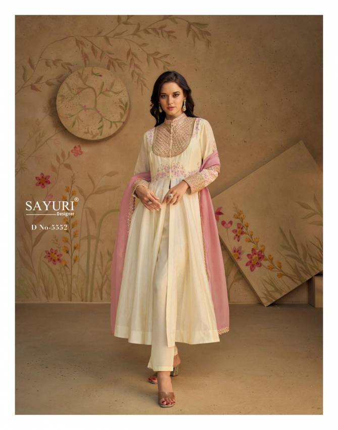 Ghazal By Sayuri Designer Silk Embroidery Readymade Suits Wholesale Price In Surat
